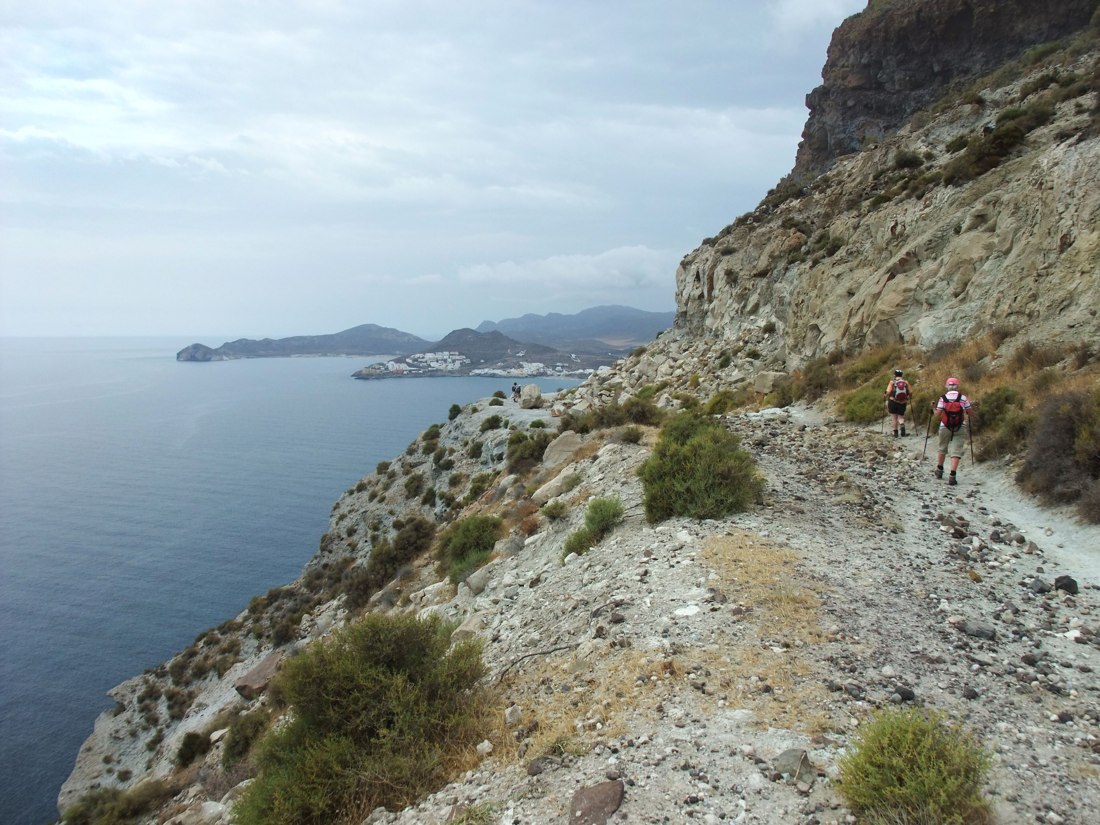 Coast north of San José, Province of Almería in Spain