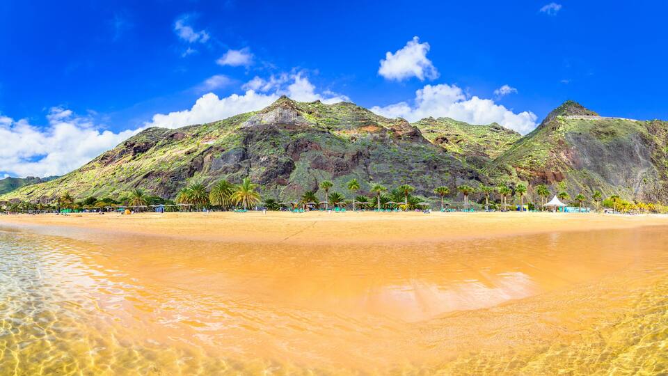 Las Teresitas, Tenerife,Canary islands,Spain: Playa de Las Teresitas, a famous beach near Santa Cruz de Tenerife