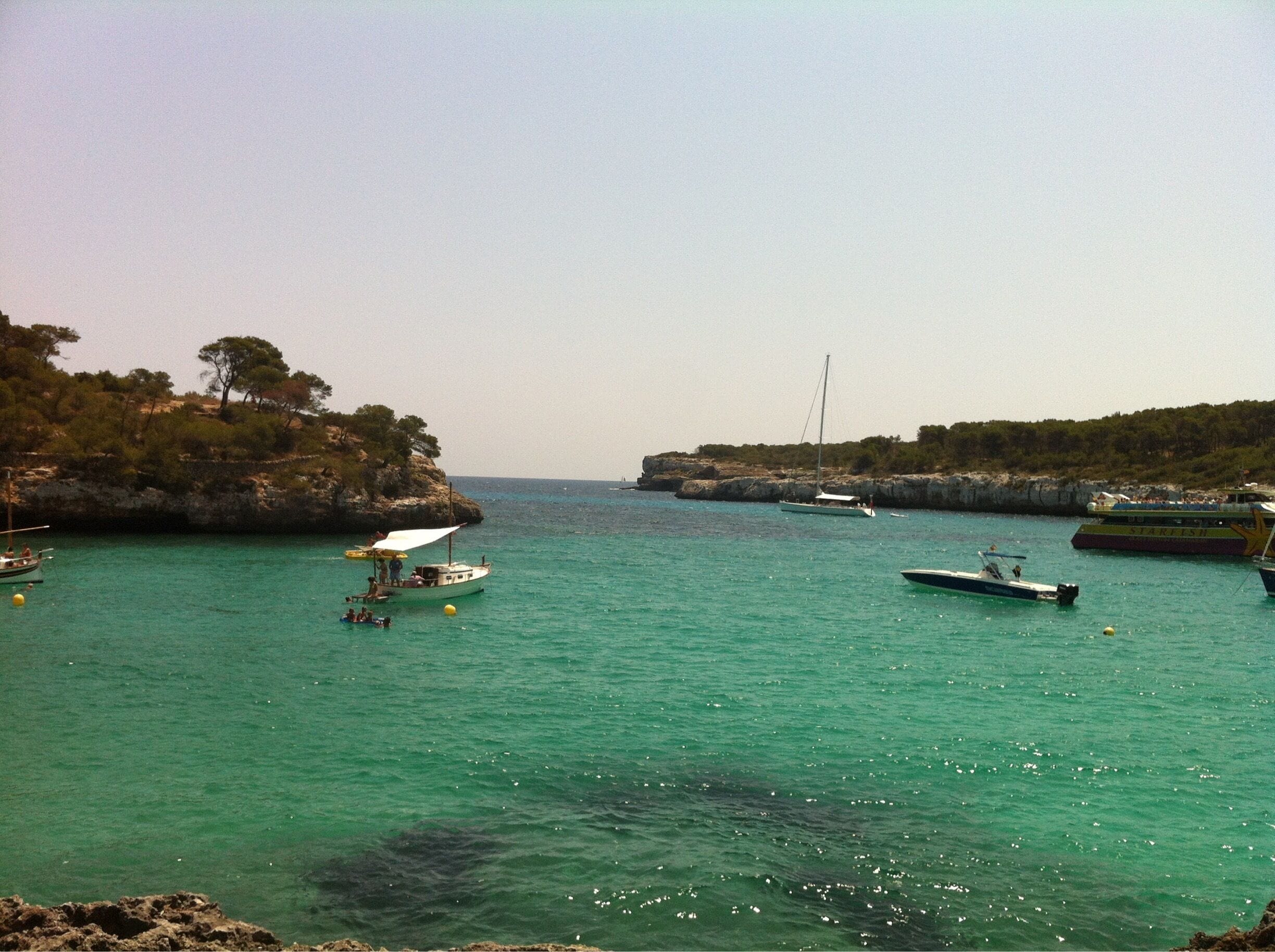 Mallorca, Cala Mondrago. Beautiful water and scenery