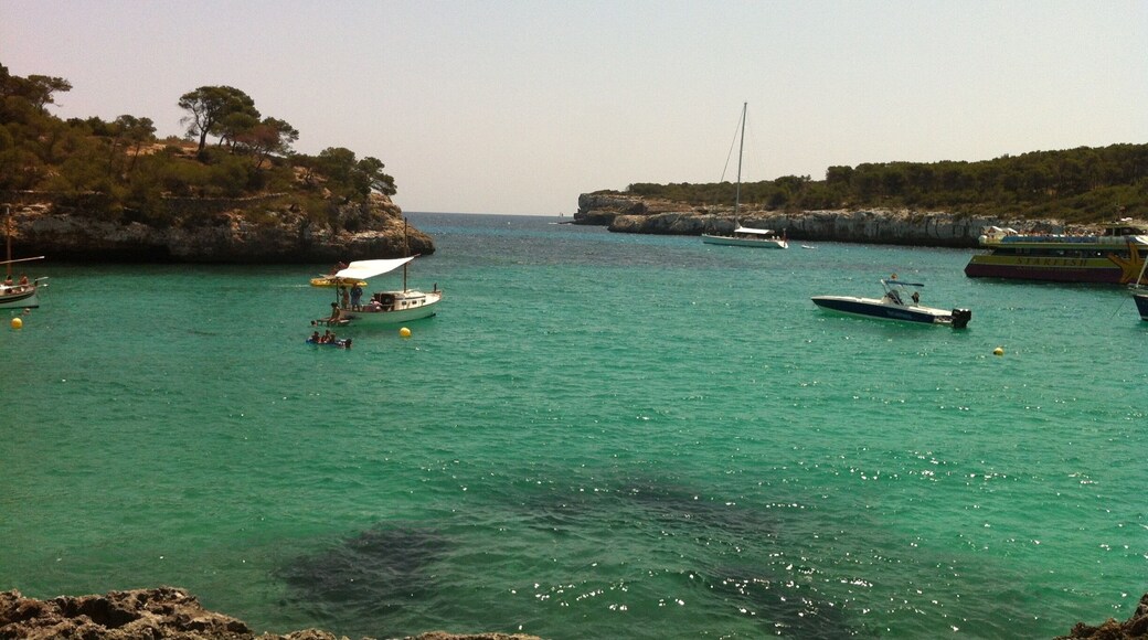 Mallorca, Cala Mondrago. Beautiful water and scenery