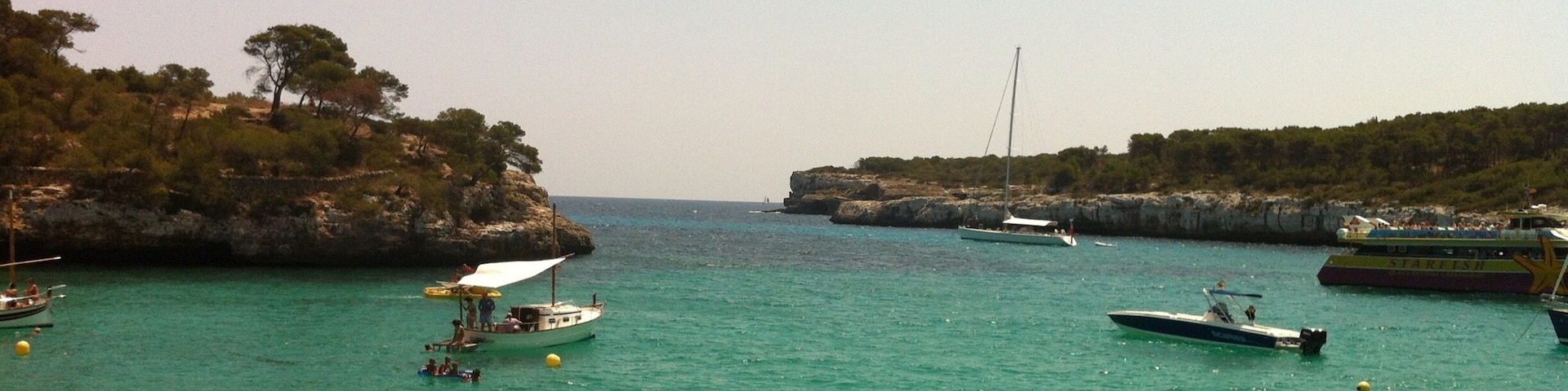 Mallorca, Cala Mondrago. Beautiful water and scenery