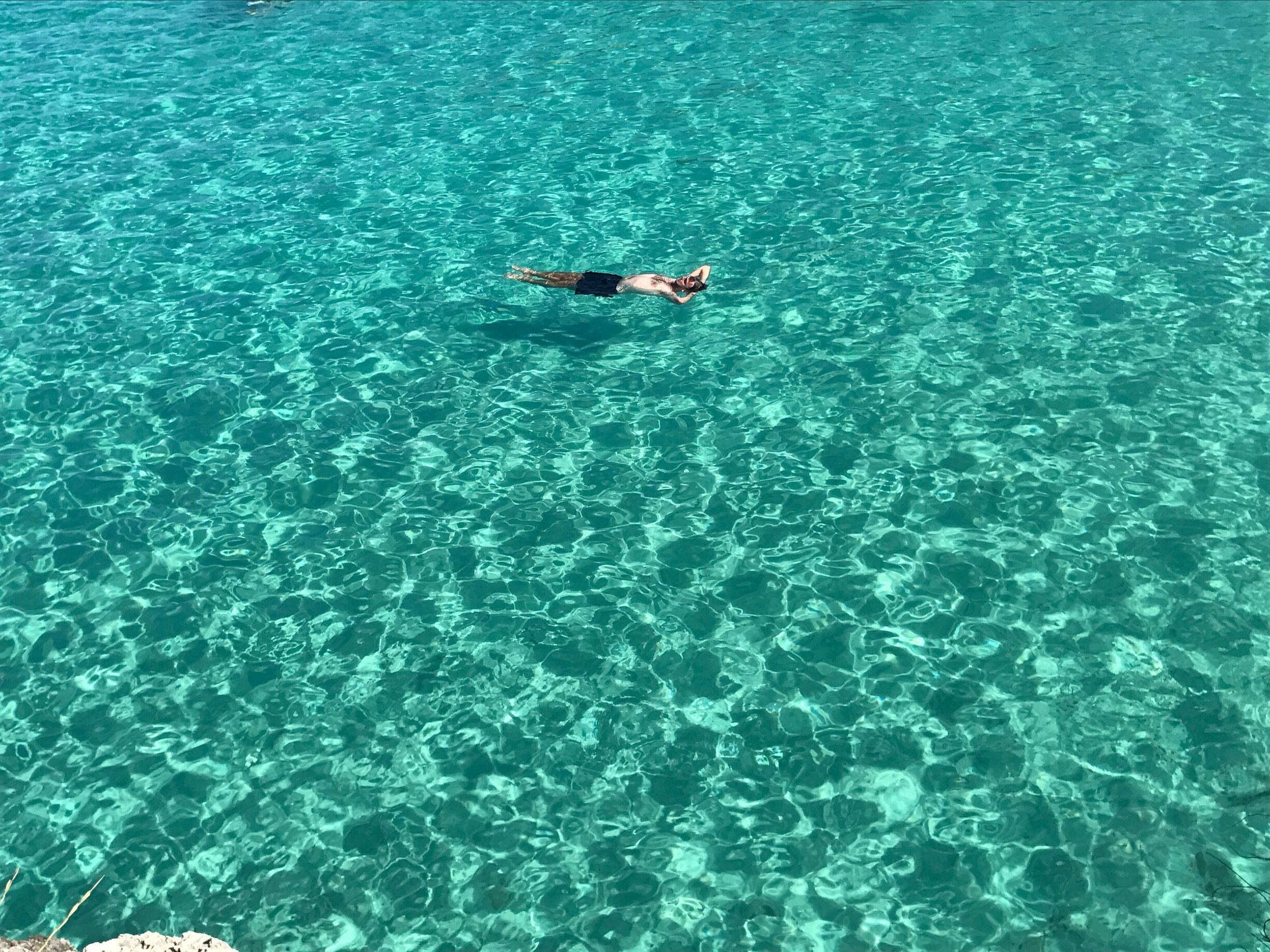 The clearest water in Majorca!  Great place to spend the day snorkelling or just lying around. #aquatrove #majorca #mallorca #spain #espana 