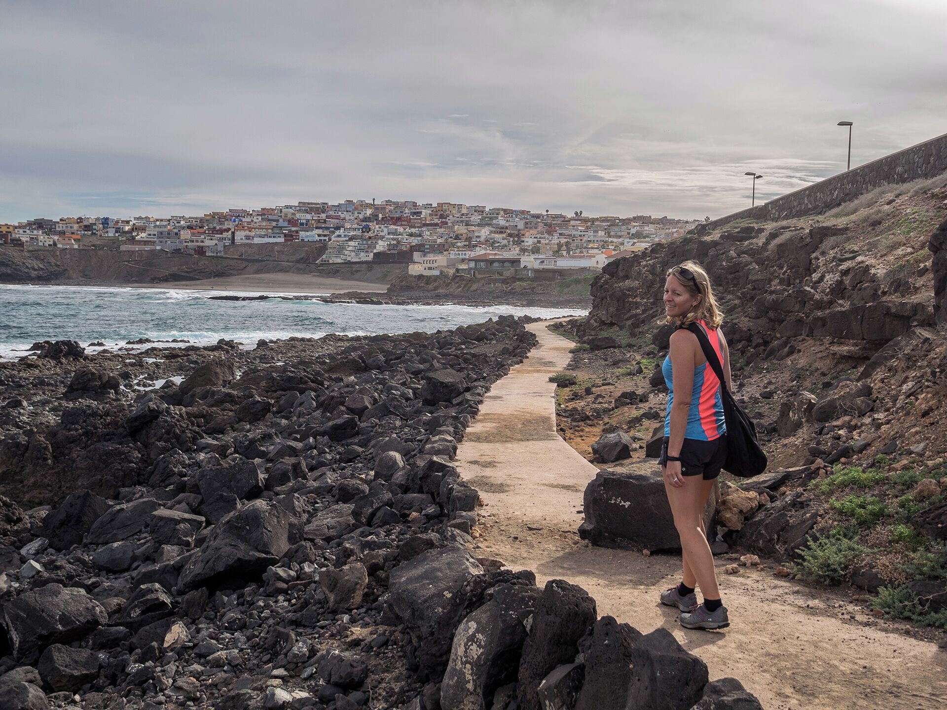 We love the rocky coastline on Gran Canaria Island. It's beautiful with little cove beaches everywhere.

#trail #nature #island #ocean #spain #landscape #town