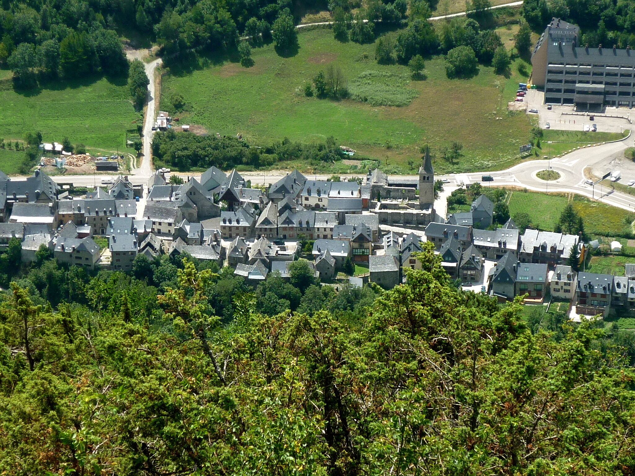 Betren (Vielha e Mijaran), des del mirador de Salient