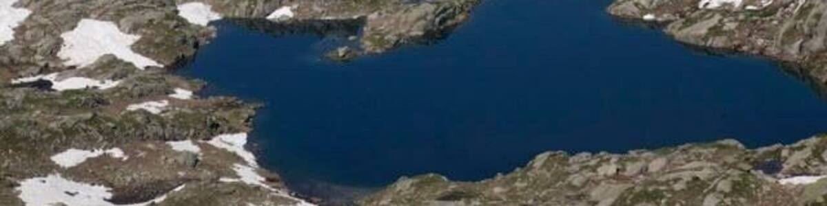 Mountains and lakes in Spain.