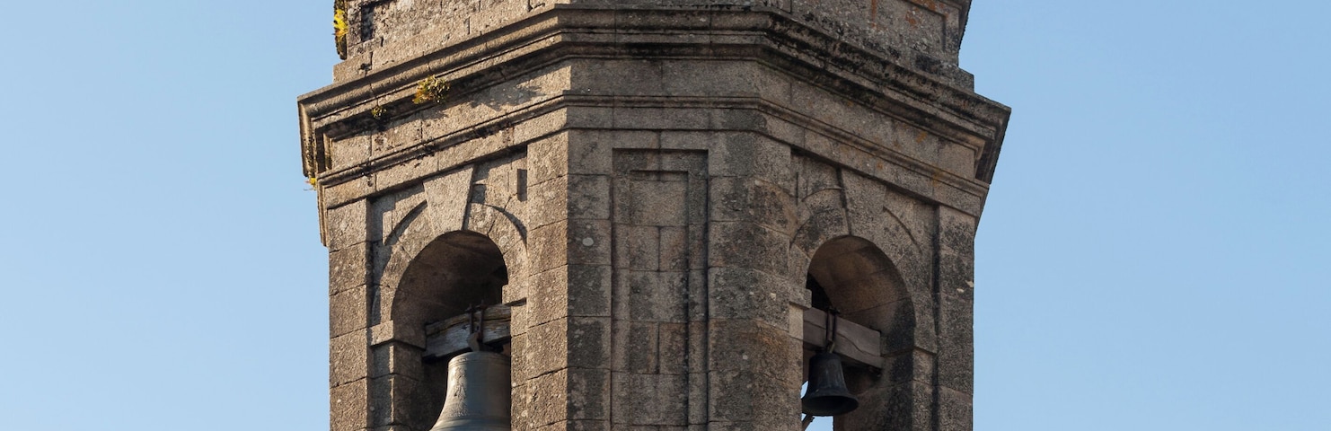 Bell tower of the church of Saint Mary of Vilalba, Galicia.
