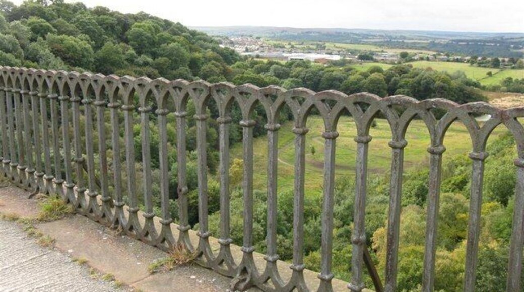 View to Castleside Looking across Cragbank and Hown's Gill from the viaduct.