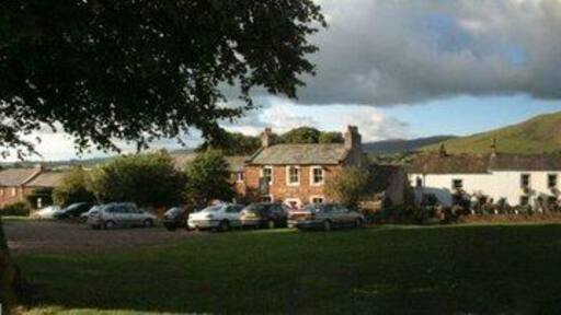 Dufton Village Green with Dufton Pike in the distance