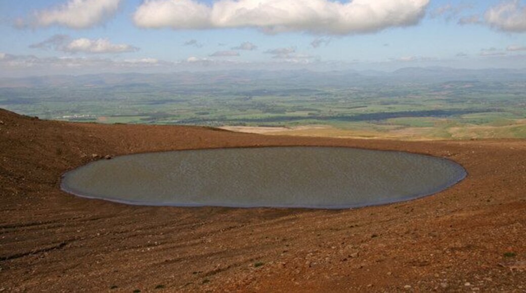 Pond on Great Dun Fell Pond above Silverband Mine.