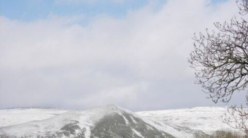 Long Marton Viaduct (2) The viaduct on the Settle-to-Carlisle line photographed from the same position as yesterday's image, after a snow flurry.