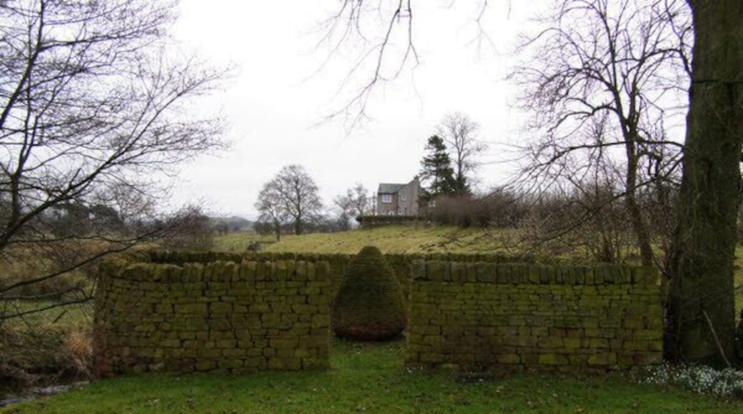 Pinfold and Goldsworthy Sculpture. The Goldsworthy Cone is one of six in the area - all in Pinfolds