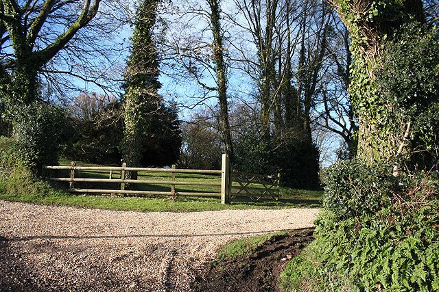 Chardstock: Hartshill Kennels Entrance to boarding kennels for dogs and cats. Looking west-north-west
