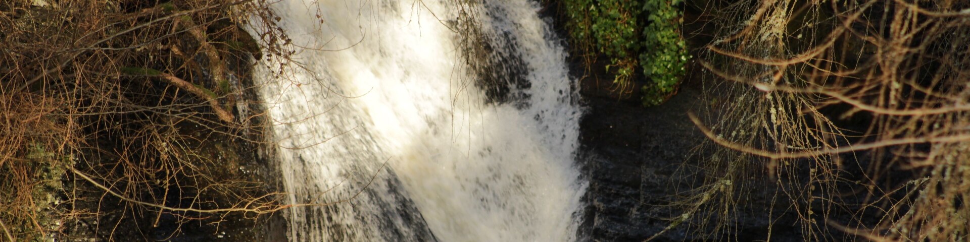 Nice waterfall beautiful scenery