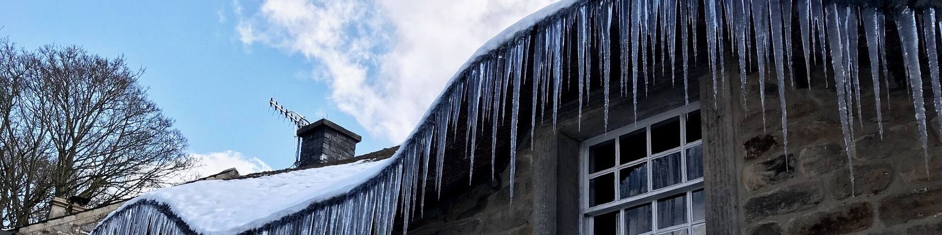Cottages at Baslow, Derbyshire.