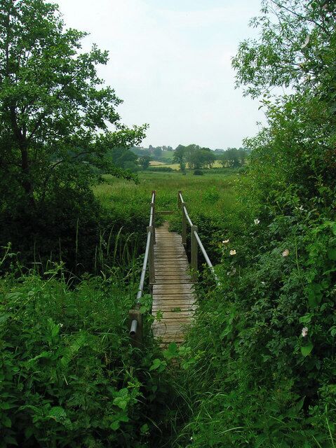 Blackstock Bridge Carrying the 1066 Country Walk footpath over Nunningham Stream.