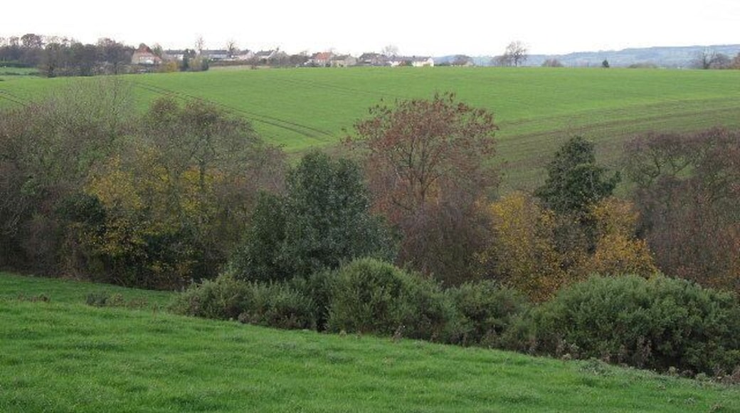 Looking Towards Finghall village, North Yorkshire, from the south-east.