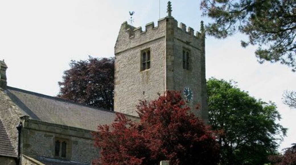Kirklington War Memorial In St Michael's Churchyard at Kirklington.