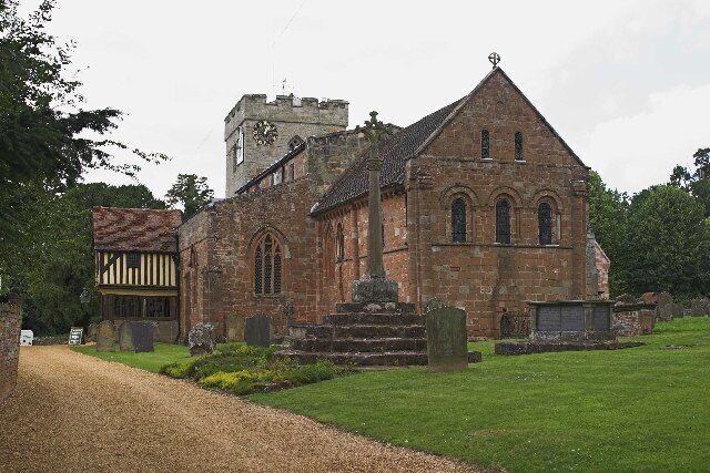 Church Of St John The Baptist, Berkswell. 12th Century Norman Church of St John The Baptist, Berkswell, Warwickshire. Has crypt, and "mouseman" pews/font.