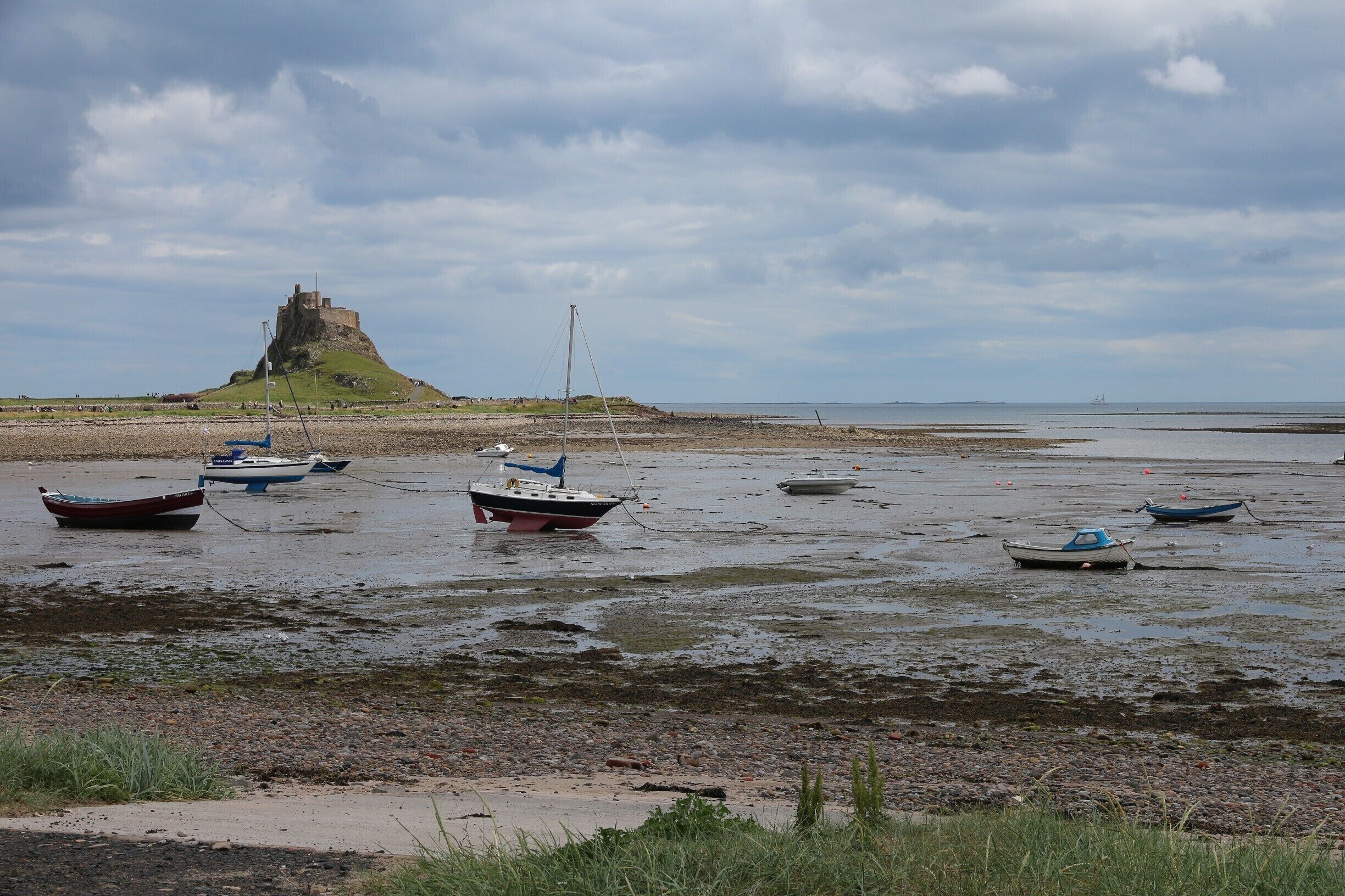 Holy Island [Lindisfarne] is accessible by a causeway only when the tide is out,once it comes in your stuck for 5 or 6 hours