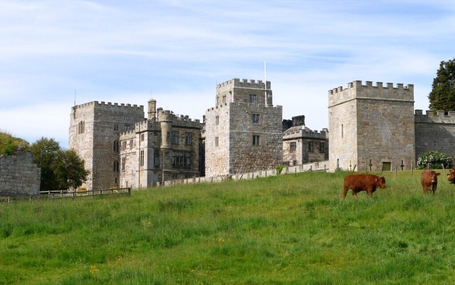 Ford Castle, near to Ford, Northumberland, Great Britain. The castle dates from about 1278. It is a quadrangular type castle with four corner towers, three of which survive. It was converted into a mansion in 1694. The castle was acquired in 1907 by James Joicey, 1st Baron Joicey, and it remains in the ownership of his family, although since 1956 it has been leased to Northumberland County Council as a Young Persons Residential Centre <a title="http://en.wikipedia.org/wiki/Ford_Castle" rel="nofollow" href="http://en.wikipedia.org/wiki/Ford_Castle">Link</a><img style="padding-left:2px;" alt="External link" title="External link - shift click to open in new window" src="http://s0.geograph.org.uk/img/external.png" width="10" height="10"/> There are photos and a potted history here <a title="http://www.northofthetyne.co.uk/FordCastle.html" rel="nofollow" href="http://www.northofthetyne.co.uk/FordCastle.html">Link</a><img style="padding-left:2px;" alt="External link" title="External link - shift click to open in new window" src="http://s0.geograph.org.uk/img/external.png" width="10" height="10"/>