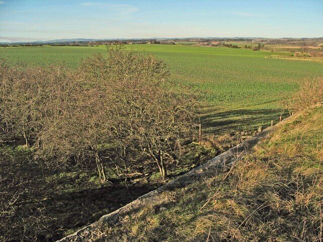 Fields from former railway bridge