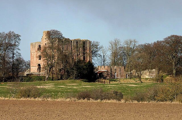 Norham Castle The castle was built for the Bishop of Durham in 1121. Despite being dismantled, remodelled several times and suffering from Border warfare, it is still an impressive sight and one of the most complete defensive buildings on the Border. Viewed from the edge of the square in a large field on the north side of the B6470.