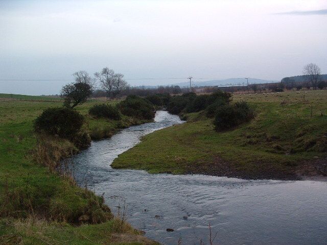 Allerdean Burn. Allerdean Burn taken from Tilesheds Bridge (1972)