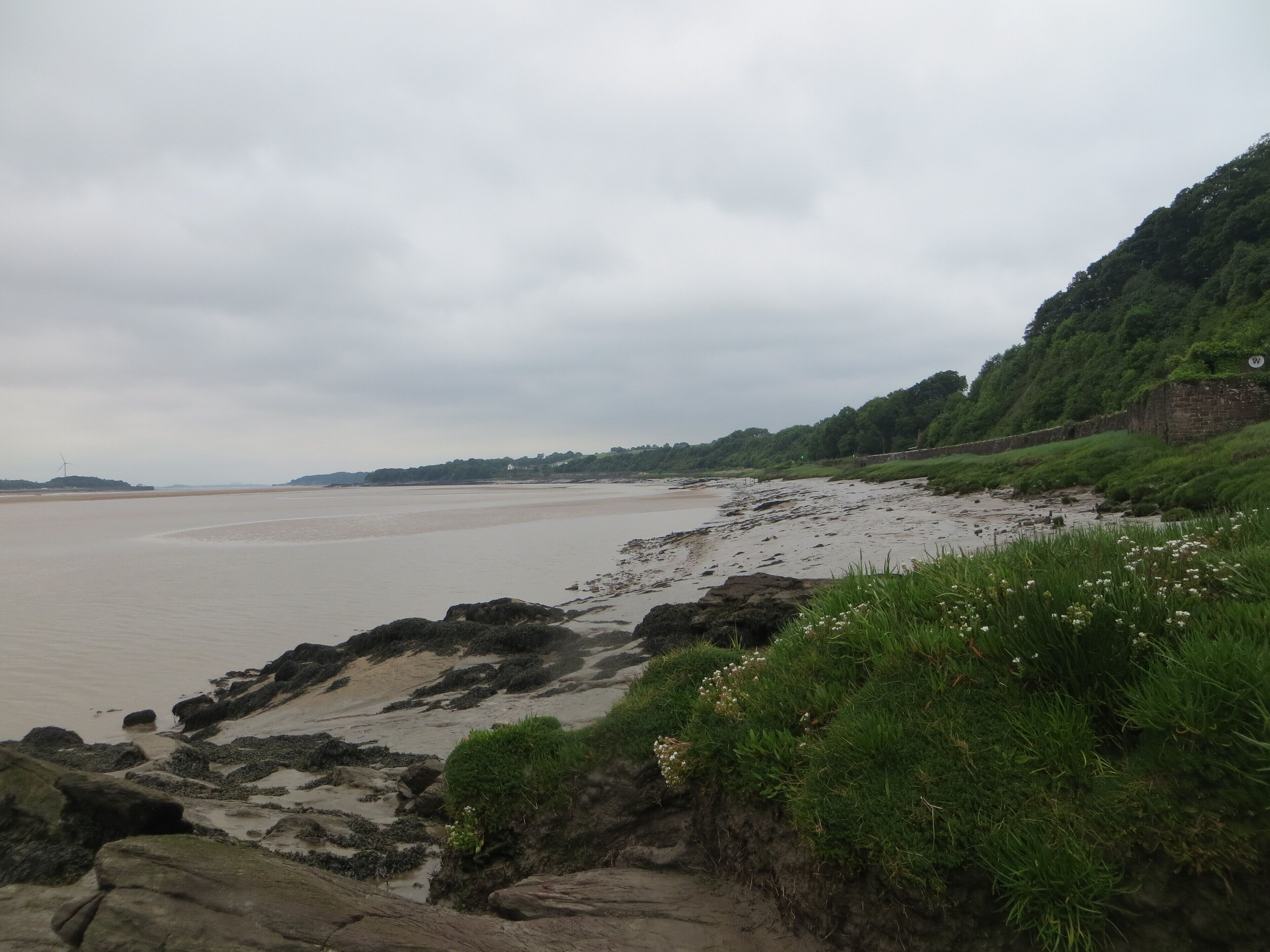 River Severn - looking down the estuary towards Lydney - June 2016