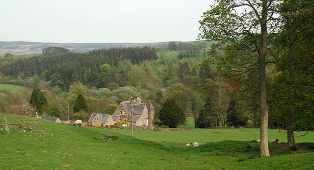 Baybridge View looking across Baybridge and the Upper Derwent Valley.