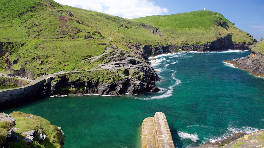 Boscastle showing rugged coastline and general coastal views