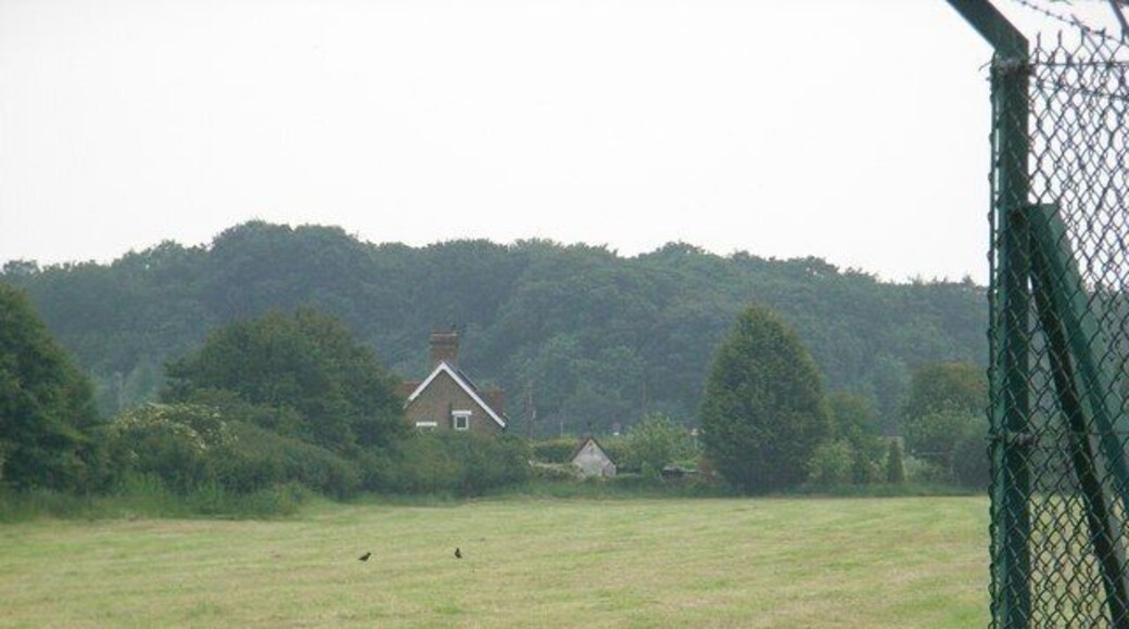 White House Cottages From the edge of RAF Croughton.