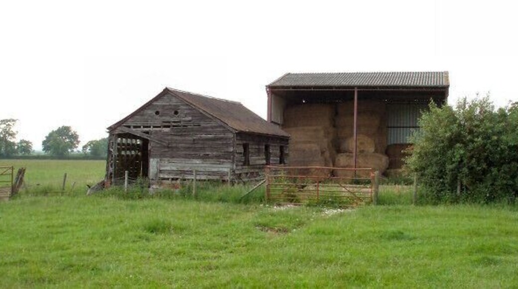 Old and new barns