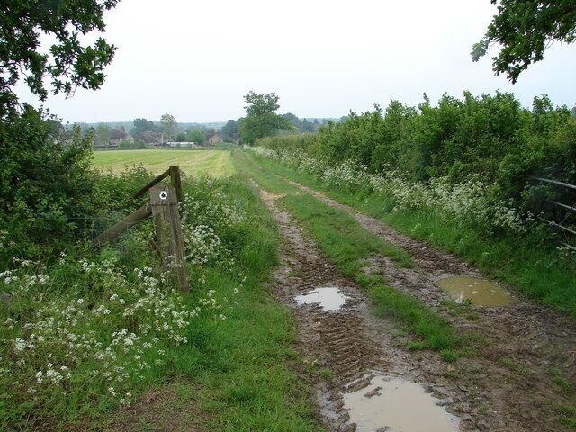 Syresham in the distance