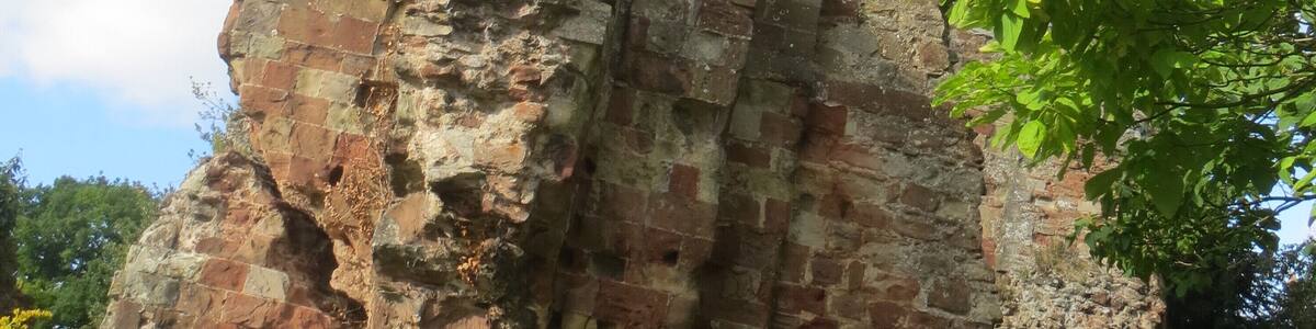 Bridgnorth Castle, in Bridgnorth, Shropshire. Burned down in the English Civil War, it is now, like nearly all castles, little more than a derelict ruin.