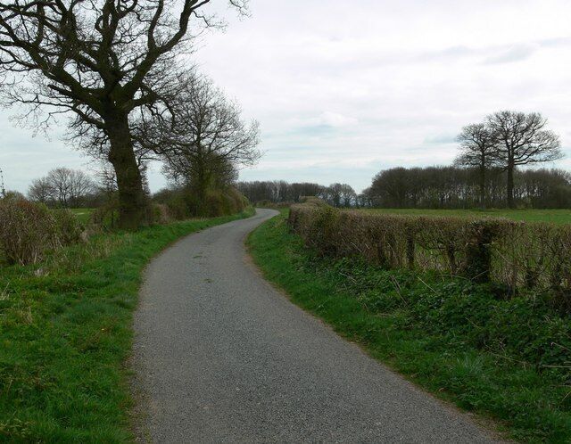 Country lane in Shropshire