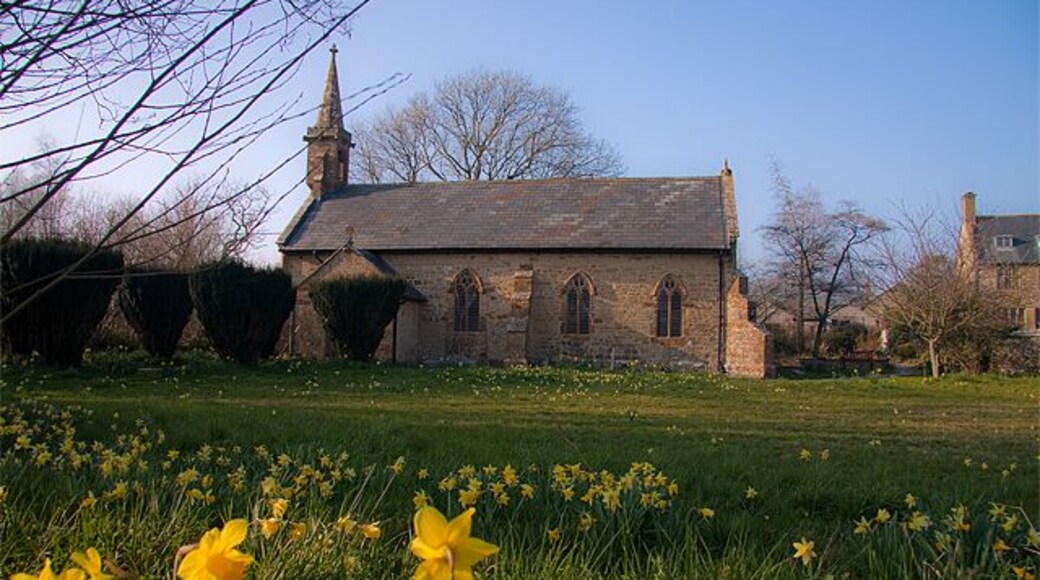 Pilsdon - Church of St Mary The former parish church is now a private chapel of the Pilsdon Community, a Christian charitable foundation at the nearby Pilsdon Manor. The church is of the late C14 with restoration work of 1830 and c.1875.