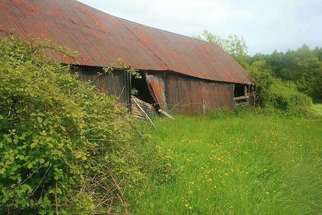 Derelict Barn Near Penn On Stubbs Farm.