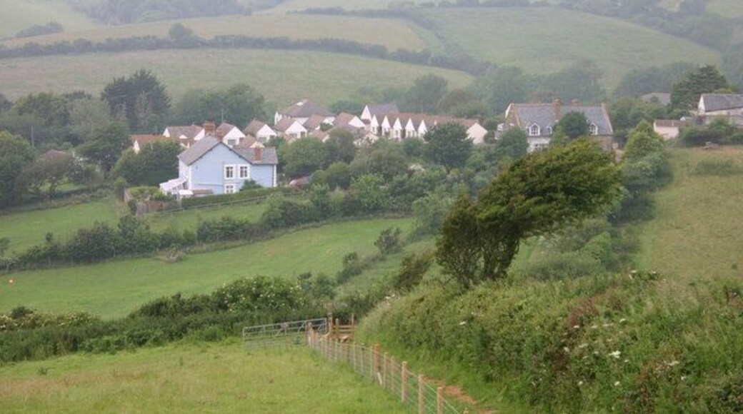 Eype, viewed from the hill to the south east