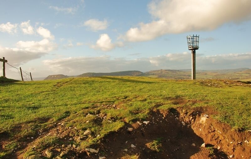 Thorncombe Beacon Reaching the summit