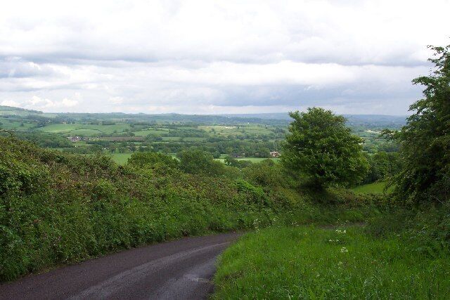 Looking back over the Marshwood Vale. Taken on Mutton Street near Marshwood.