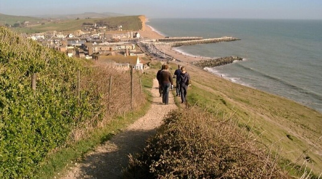 West Bay: Coast Path looking East
