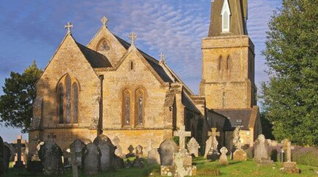 Holy Trinity Church, Bradpole This Grade II listed church was built in 1845-6 on a different site to the original church, which was apparently "in a dilapidated state and totally inadequate to the wants of the population". The spire was added to the tower in 1863 and the church was enlarged in 1897 with the addition of a north-east chapel/vestry.