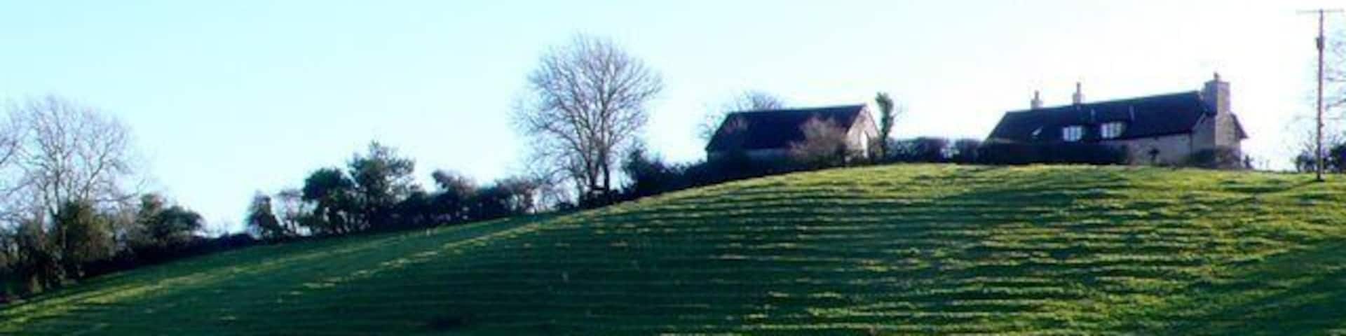 Hilltop Houses near Shipton Gorge These Houses are near St Catherine's Cross close to the road from Shipton Gorge to Burton Bradstock