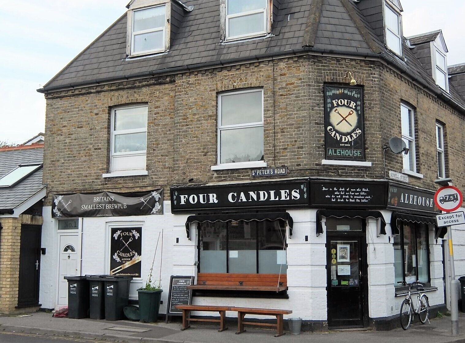 Britain's smallest brewpub - St Peters, Broadstairs