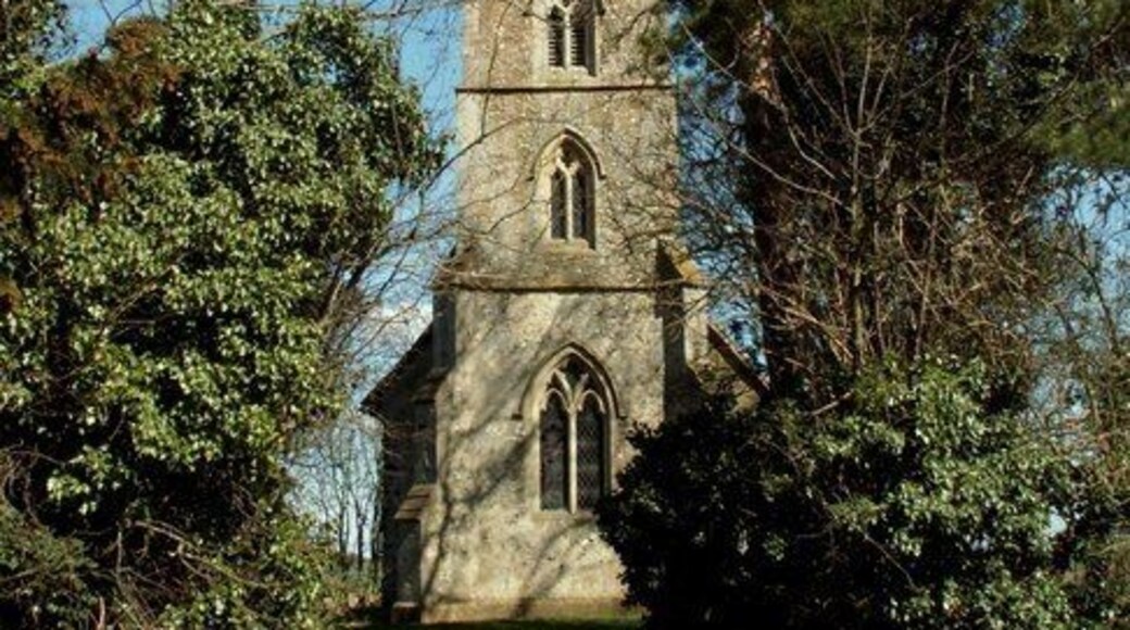 St. Mary's church, Chickney, Essex. This church has a Saxon nave and chancel, though the chancel was lengthened in the 13th century. It has a pleasant 14th century tower. Apart from a farm and a couple of houses, there's not a lot to this remote place. The church is well worth finding as the inside is very interesting.