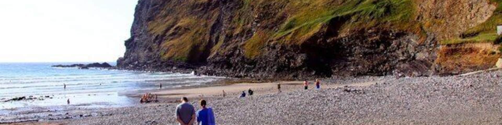 Crackington Haven Beach
