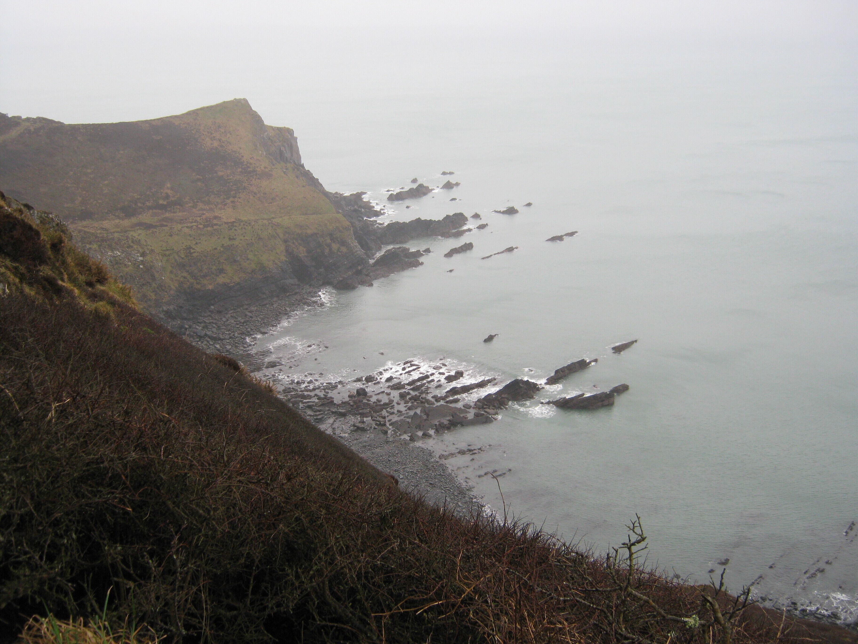 View from Hawker's Hut, Morwenstow.