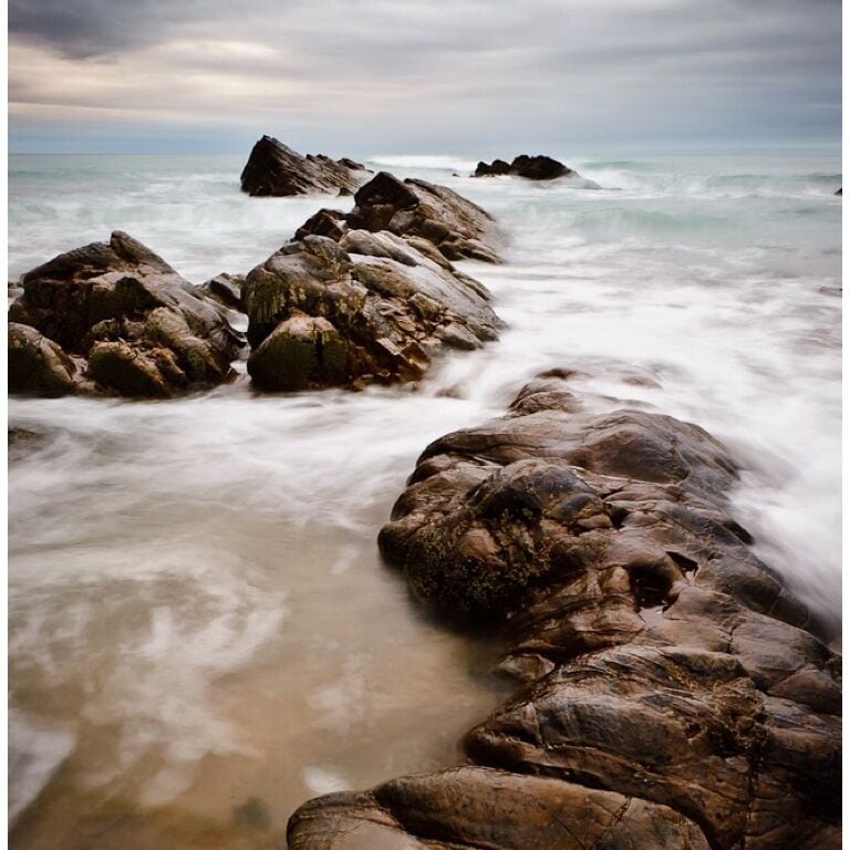 Widemouth bay in Cornwall, Uk is a lovely beach for swimming, surfing and photography ;-)