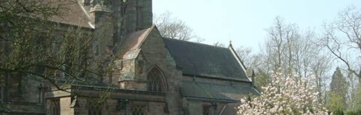 The Church of the Holy Angels, Hoar Cross This improbably large church for a small rural village was the gift of the owner of the adjacent Hoar Cross Hall. http://www.openchurchestrust.org.uk/Churches/HoarCross.htm