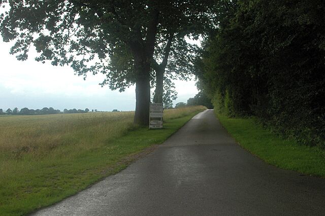 Private drive to Cross Hayes House